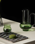 Bump Tall Glasses Green (Set of 2)