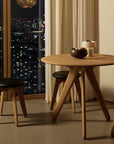 Slab Round Table