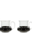 Bump Tea Cups Black (Set of 2)