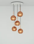 Copper LED Chandelier