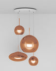 Copper LED Chandelier