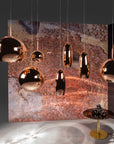 Copper LED Pendant