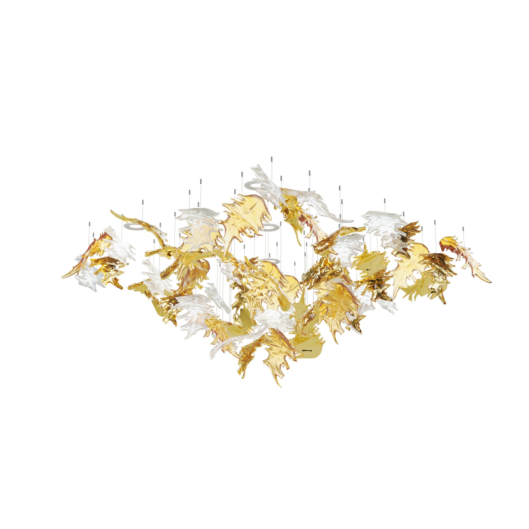 Flying Leaves Chandelier