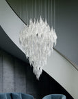 Frosty Leaves Chandelier