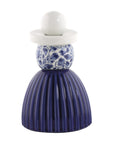 Proud Mary Cobalt Flower Figurine