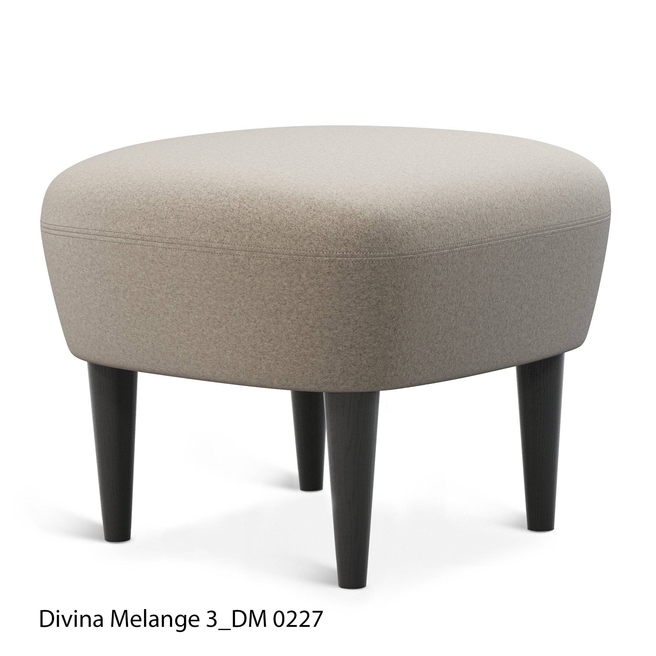 Wingback Ottoman