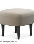 Wingback Ottoman